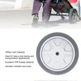 thumbnail image 3 of High quality 8 inch TPR rubber solid caster wear-resistant silent caster, 3 of 5