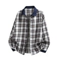 thumbnail image 1 of Tauxra Men's Casual Button Down Shirts Long Sleeve Plaid Print Shacket for Men Lightweight Spring and Fall Outdoor Tops, 1 of 5