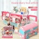 thumbnail image 1 of Diario de koala, casa de muñecas de juguete, mini muebles, adornos, juguete DIY, caravana, hospital, escuela, escena, 1 of 5