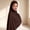 Bronze, variant on Women Hijab Headscarves Premium Solid Color Soft Breathable Opaque Wrinkle Resistant Dimensional Stable Head Wrap
