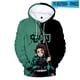 thumbnail image 2 of Sudadera con capucha con estampado 3D de Demon Slayer para hombre, ropa deportiva para exteriores y acampada, sudadera informal con capucha para hombre, 2 of 4
