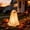 A, variant on Halloween Wizard Ghost Light Up Decoration, Outdoor Spooky Stand Up Ghost with Witch Hat Warm Glowing Ornament, for Front Door Entrance Home Yard Garden Party Layout Display