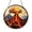 Acrylic 3.5 Inch, variant on Volcano Landscape Stained Glass Suncatcher – Lava Mountain Window Decor