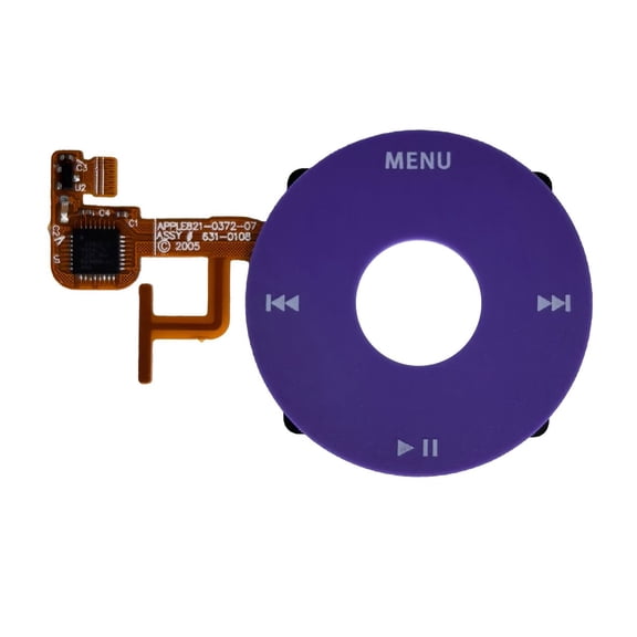 Purple Click Wheel Flex for iPod Classic Video 5th and 5.5 gen 30gb 60gb 80gb