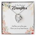 thumbnail image 2 of To My Daughter In my Heart Forever Forever Necklace w Message Card, 2 of 7