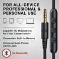 thumbnail image 6 of Artix CL750 Wired Headphones with Microphone, On-Ear Head Phones with Mic, Red, 6 of 10