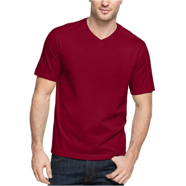 John Ashford - John Ashford Mens V-neck Basic T-Shirt - Walmart.com ...
