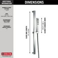 thumbnail image 3 of Delta 51567 Ara 1.75 GPM Single Function Hand Shower - Nickel, 3 of 7