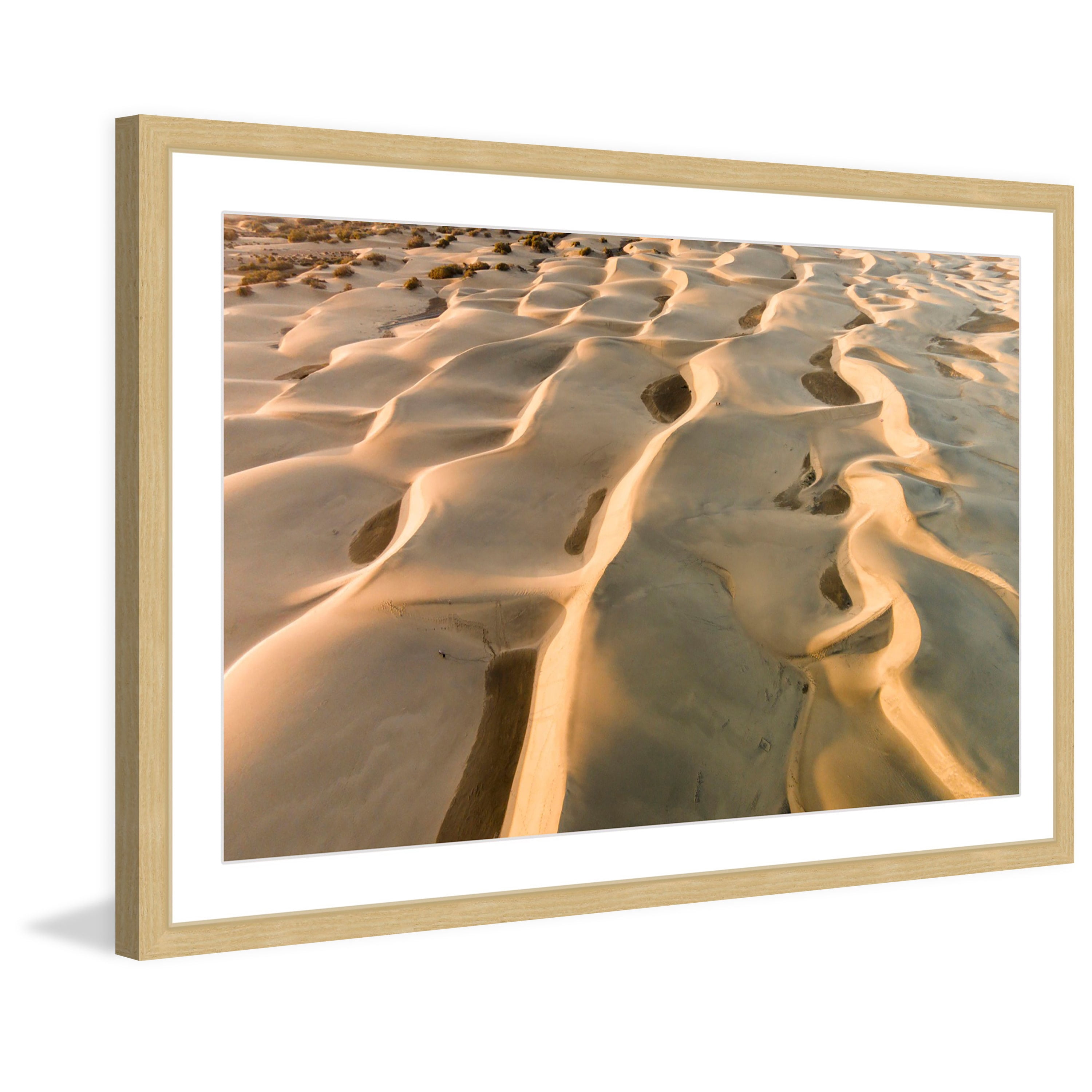 Marmont Hill "Sand Ripples" by Karolis Janulis Framed Painting Art Print