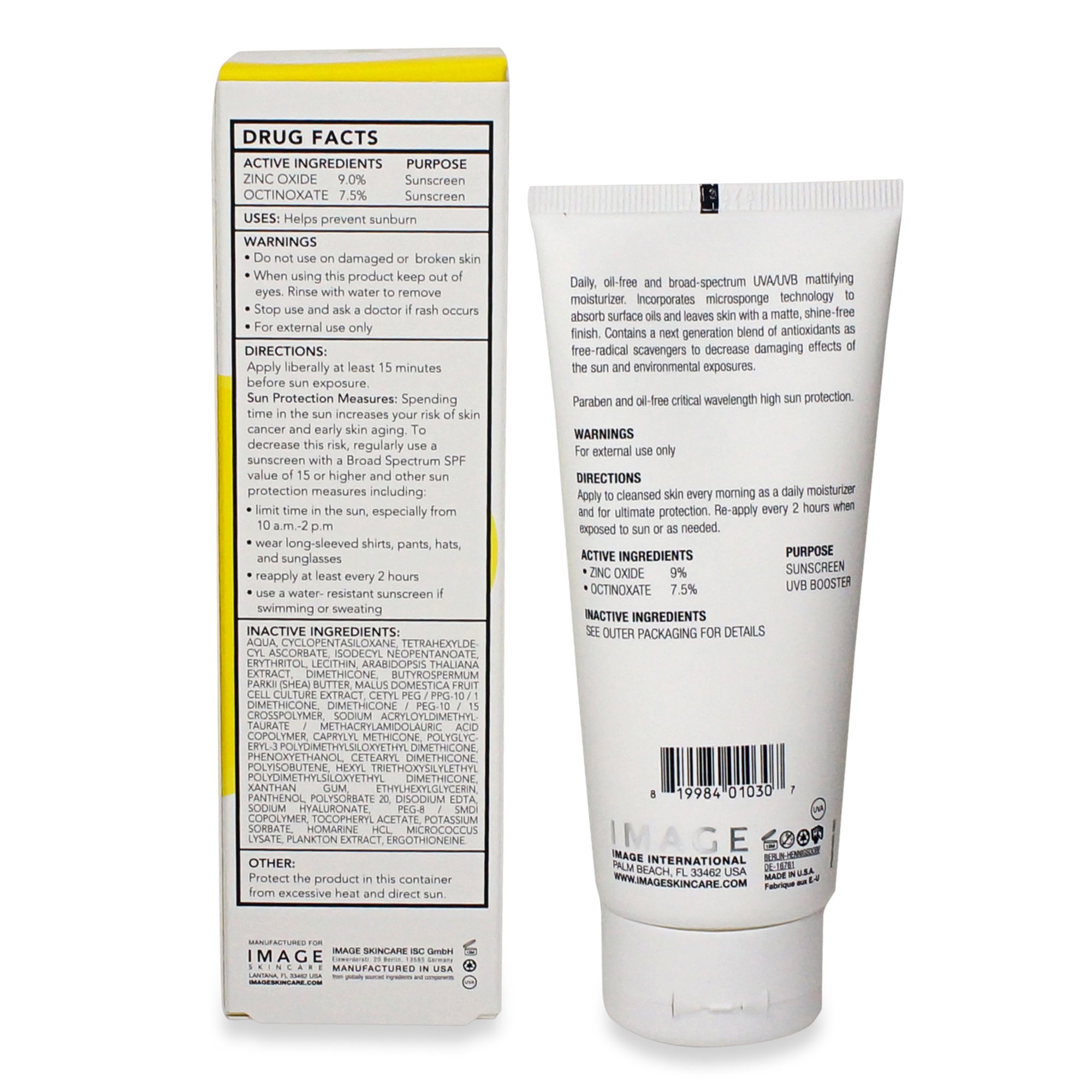 Image Skincare Prevention + Daily Matte Moisturizer 6 oz Oil-Free Professional SPF 32+ Broad Spectrum UVA/UVB Sun Protection - image 3 of 3