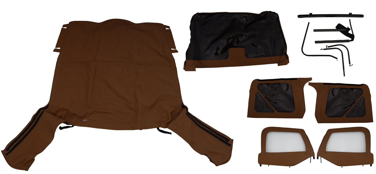 RAMPAGE PRODUCTS 68517 Complete Soft Top with Frame & Hardware for 1997