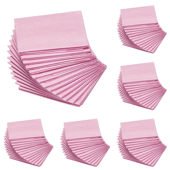 Dog and Puppy Training Pee Pads, Leak Proof Absorbent Surface for Dog Training and Floor Safety, Regular Size 13 x 17 Inch, 100 Count for Small Pets, Pink