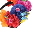 thumbnail image 5 of Hebilla étnica para la cabeza, tocado de mariposa artificial, diadema para fiesta de Halloween, tocado vintage con flores de peonía, 5 of 5