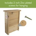 thumbnail image 3 of WoodLink BAT5 Large Capacity Bat House - Holds Up to 20 Bats, Outdoor Bat Shelter, 3 of 7