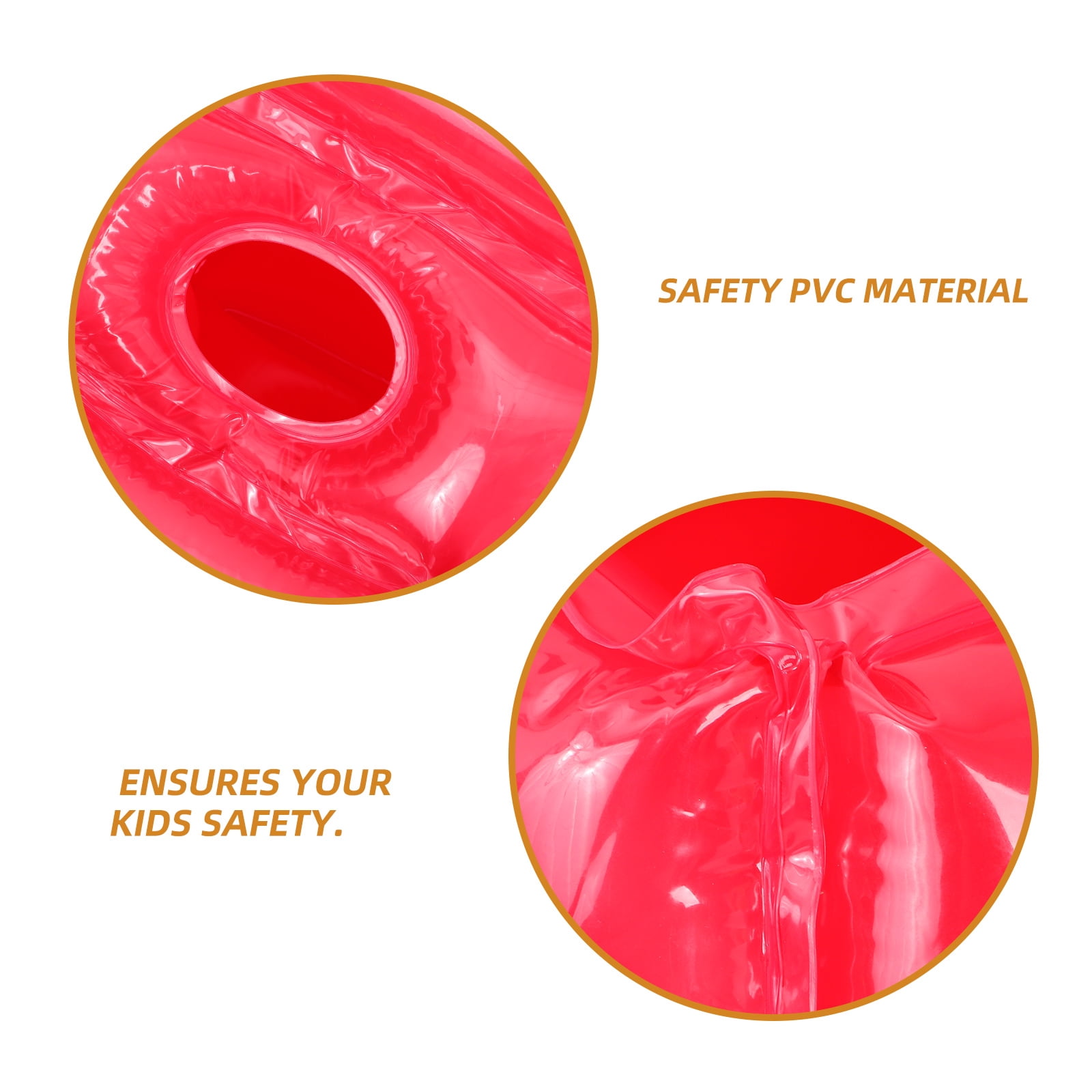 PENIKOKO Kids Bumper Red PVC Outdoor Fun Toy for Exercise, Party, and