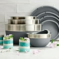 thumbnail image 7 of Tramontina 10-Piece Stainless Steel Mixing Bowl Set with Lid, High Wall with Gray Silicone Sides, Dishwasher Safe, 7 of 7