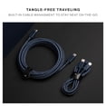 thumbnail image 3 of Native Union Belt Cable XL – 100W USB-C to USB-C 10ft / 3m Ultra-Strong Charging Cable with Cable Strap – Compatible with iPhone 16, MacBook Pro 14"/16" M4, Air 13"/15" M3, Surface Go 3 (Navy), 3 of 6