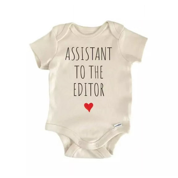 Assistant To The Editor Baby Boy Girl Clothes Bodysuit Cute Newborn Cute Baby Onesie, BABY BODYSUIT LAT 4424
