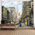thumbnail image 2 of Tapestry City Street Wall, 150 x 150 cm, microtela de fibra, 2 of 2