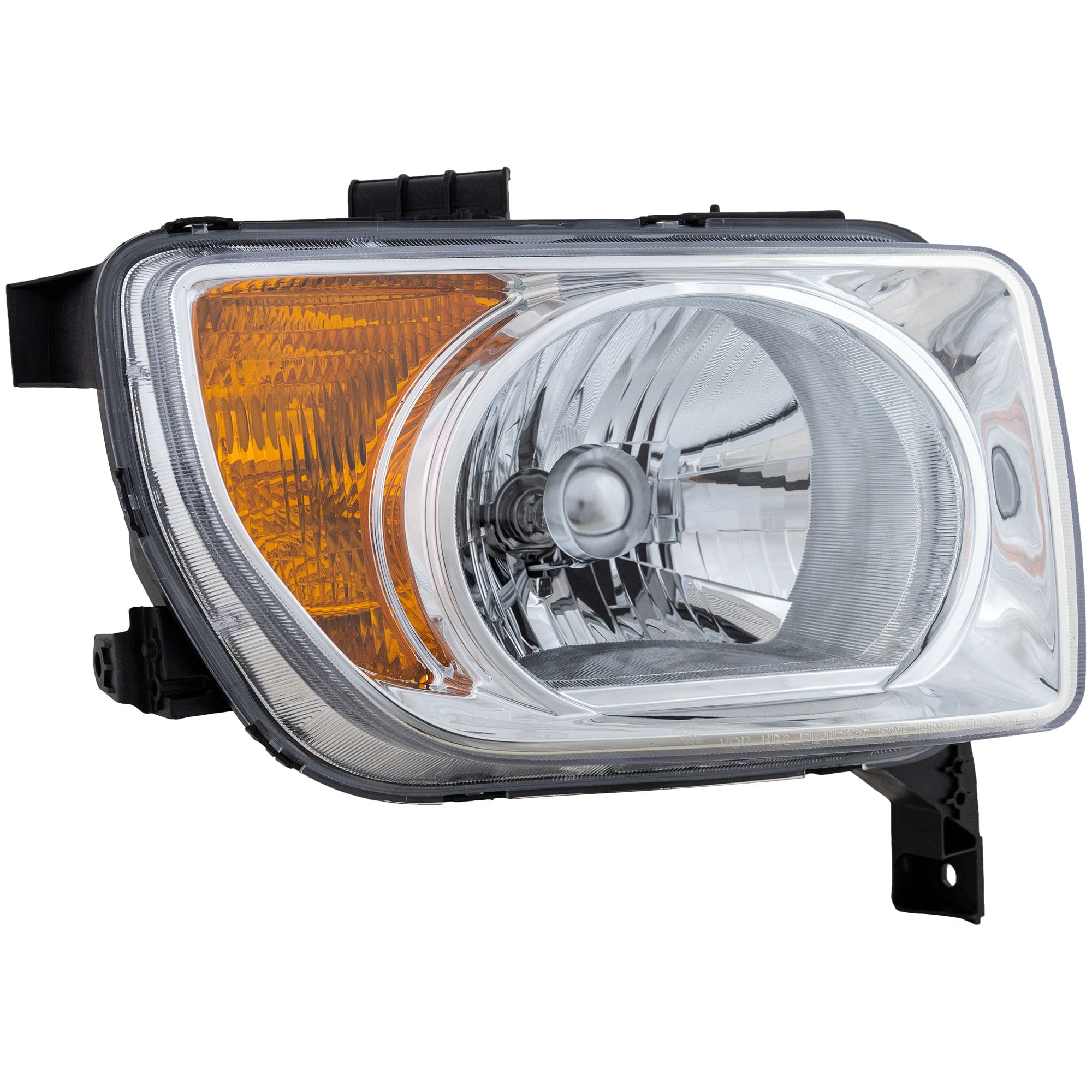 Headlight Compatible With 2003-2006 Honda Element SET of 2 Left Driver and Right Passenger Side Halogen With bulb(s)