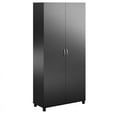 thumbnail image 2 of Home Square 3-Piece Storage Set with 36"Utility Storage Cabinet and 54" Wall Mounting Cabinet and Storage Cabinet with Drawer in Black, 2 of 24
