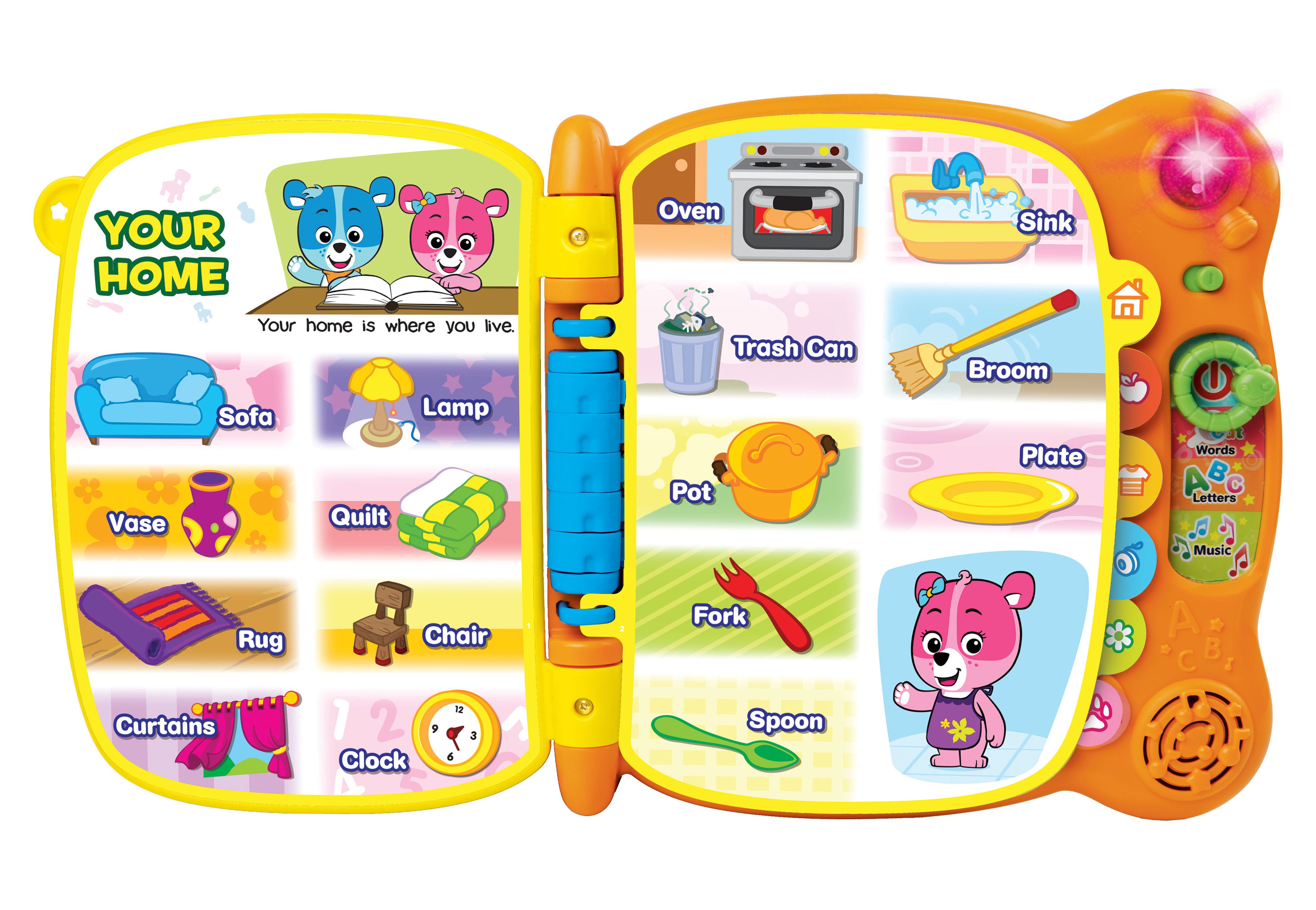 VTech Touch and Teach Word Book Featuring More Than 100 Words - image 4 of 5