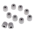 thumbnail image 4 of 10Pcs Replacement Premium Memory Foam Earphone earplugs Tips Noise Reducing Tips Gray, 4 of 7