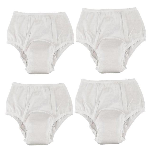 Al De La Ropa Interior Reutilizable Para La Incontinencia De Las Mujeres Suaves De 4 Sunnimix Ropa interior de incontinencia para mujer