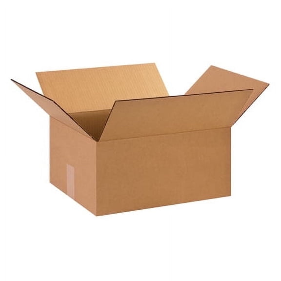 Corrugated Boxes 15 x 13 x 7" ECT-32 Brown Shipping/Moving/Packing Box 25 Boxes