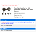 thumbnail image 2 of Front Right Stabilizer Bar Link - Compatible with 2003 - 2011 Honda Element 2004 2005 2006 2007 2008 2009 2010, 2 of 2