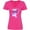 Cyber Pink, variant on Inktastic I Wear Purple For My Aunt Lupus Awareness Women's V-Neck T-Shirt