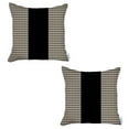 thumbnail image 2 of MIKE & Co. NEW YORK Boho-Chic Decorative Houndstooth Jacquard Pillow Covers 2 PCS Brown-Black 18x18, 2 of 5
