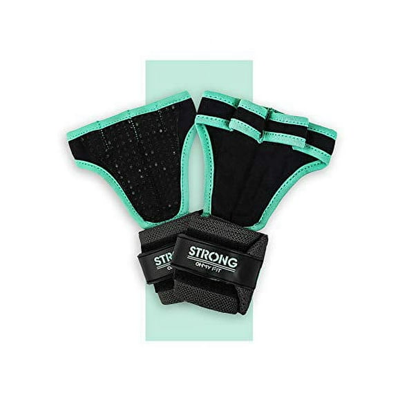 OHMY FIT - Strong Women’s Wrist Wrap Glove, Full Wrist Support with Palm Protection (Green, Small/Medium)