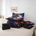 thumbnail image 6 of Castle Fairy Teenagers Animal Lion Bedding Comforter Set,Cosmos Wildlife King Bedding Sets, 6 of 8