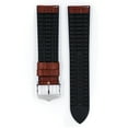 thumbnail image 3 of Hirsch George Embossed Leather Watch Strap - Golden Brown - L - 22mm - Silver Buckle, 3 of 9
