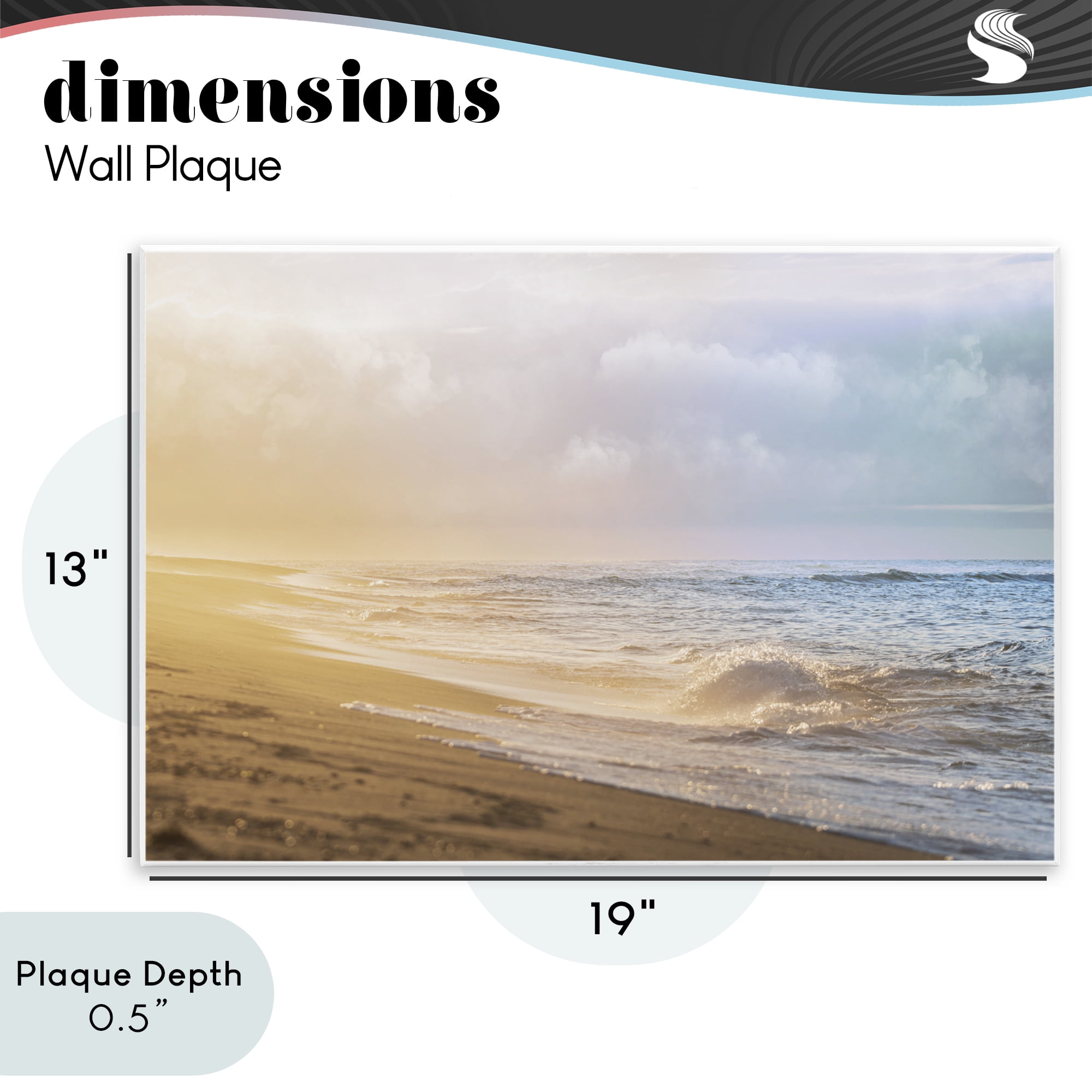 Stupell Industries Gentle Seaside Breeze Wall Plaque Art, design by Marcus Prime