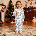 thumbnail image 5 of WOYY Coloring Pajama Sets for Kids Long Sleeve Top Pants Loungewear, 2-Piece, Sizes 2-10, 5 of 7