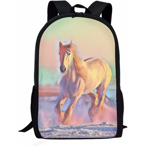 Kids School Backpack with Side Mesh Pockets Large Bookbag Daypack Shoulder Backpack