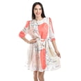 thumbnail image 1 of Vestido abstracto con cinto Roman Fashion Juvenil 3825 Durazno naranja claro CH, 1 of 5