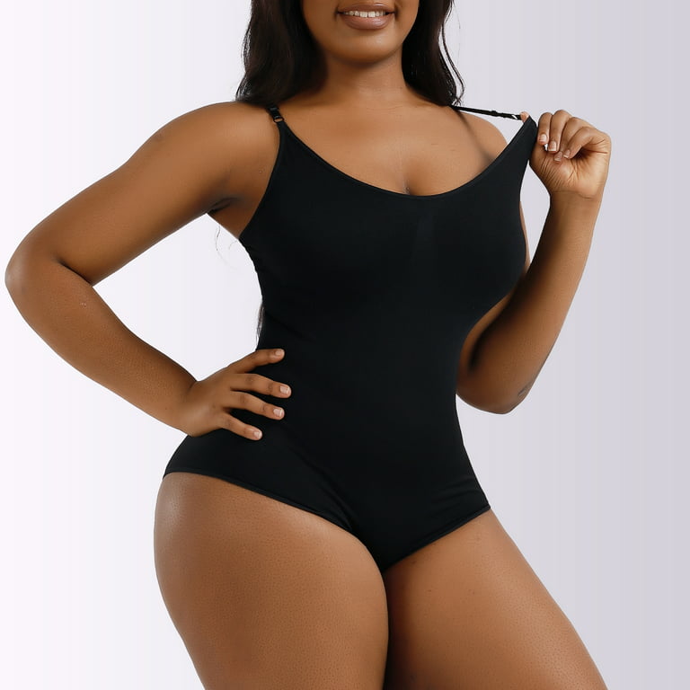 YIJIARAN Seamless Bodysuit for Women Tummy Control Shapewear  Sculpting  Body Shaper Thong Dupes Shaping Tops 