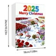 thumbnail image 3 of Christmas Snowman Advent Calendar 2025 - 24-Day 2D Acrylic Countdown Ornaments, Daily Surprise Hanging Decor for Tree and Fireplace Reusable Holiday Gift Cute Snowman Christmas Decoration, 3 of 7