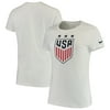 US Women's Soccer Nike Women's Evergreen Crest T-Shirt - White
