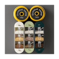 thumbnail image 3 of Organizador de especias de pared, sin perforaciones, caja de almacenamiento de condimentos con múltiples rejillas (verde oscuro), 3 of 6
