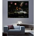 thumbnail image 2 of Wallhogs Batie's ''Paul Brown Stadium with Fireworks'' Glossy Poster, 2 of 2