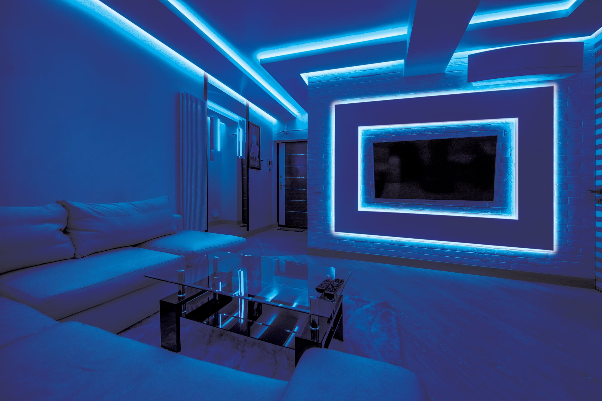 Ledeez Indoor 6 Ft USB Plug-in Neon Blue LED Light Strip