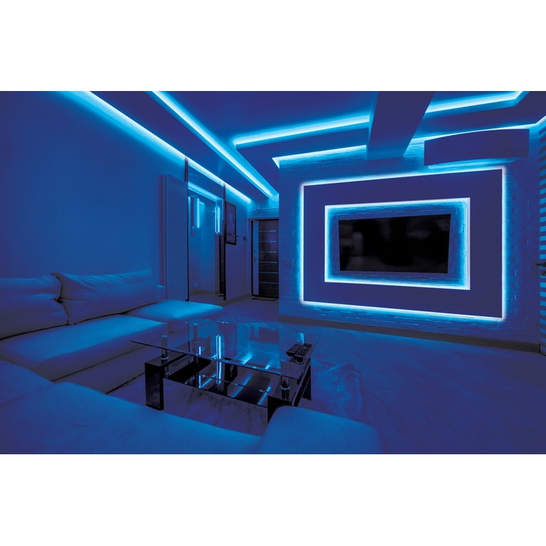 Ledeez Indoor 6 Ft USB Plug in Neon Blue LED Light Strip
