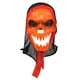 thumbnail image 3 of Máscara de Halloween con forma de calavera de calabaza, PVC, cosplay, ojos de malla, 3 of 3