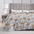 thumbnail image 4 of Wijzvio Sloth Throw Blanket Soft Fuzzy Fleece Blanket For Couch Bed Living Room Decoration 40"X30", 4 of 9