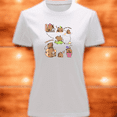 thumbnail image 3 of Playera Blusa De Capybara y Amigos Ropa Para Mujer Capibara Color Blanco Talla Chica Marca Emil SaEs, 3 of 4
