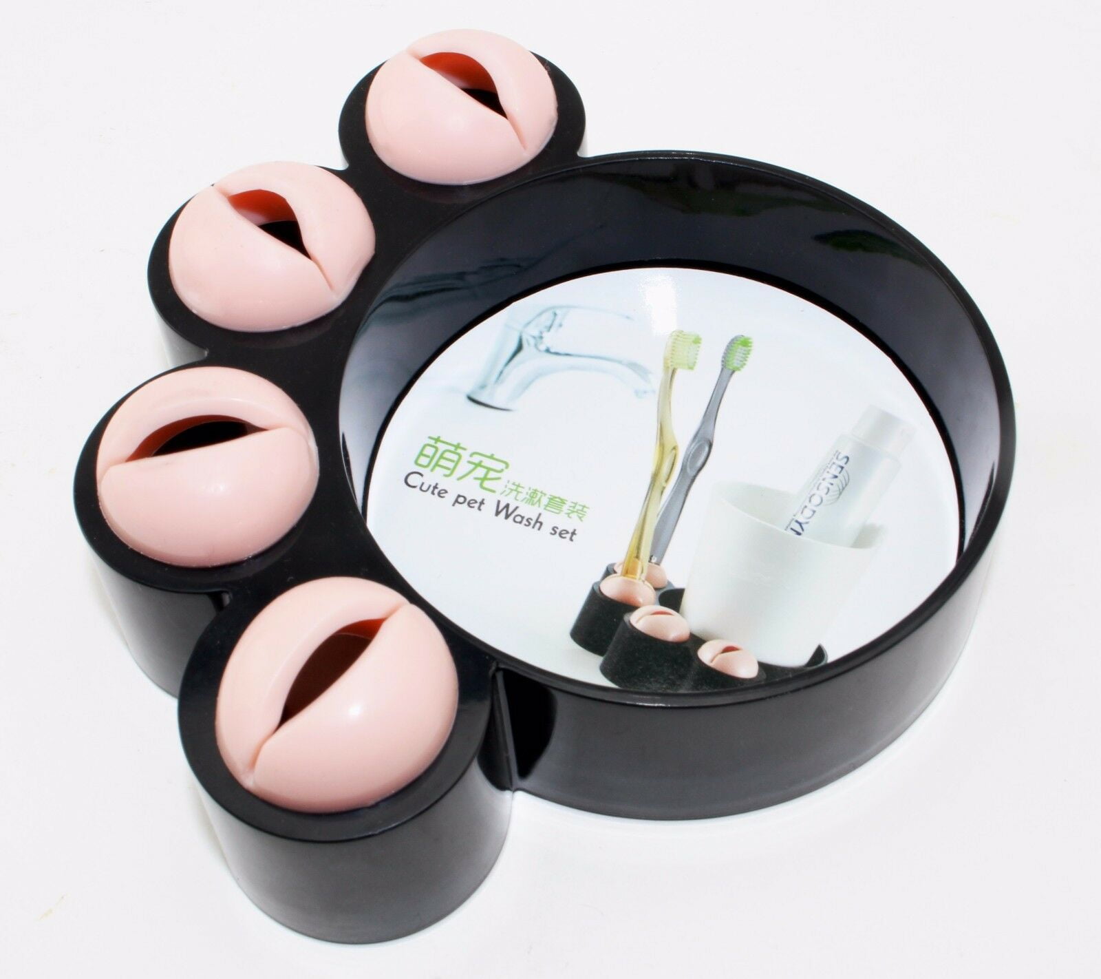 ERROR Cute Cat Paws Toothbrush Holder an Adorable Gift for Your Kids and Families EHD New LS02089